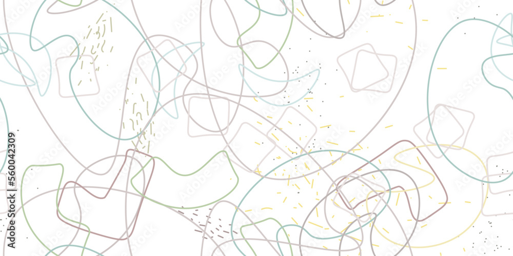 Chaotic Simple Seamless Pattern Textile One Line Chaotic Simple Seamless Pattern Textile One Line