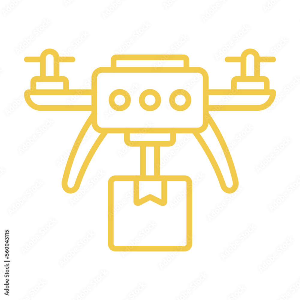 Drone Delivery Icon Drone Delivery Icon