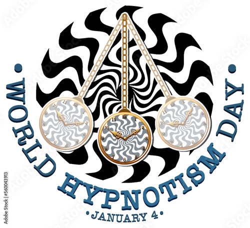 World hypnotism day January icon