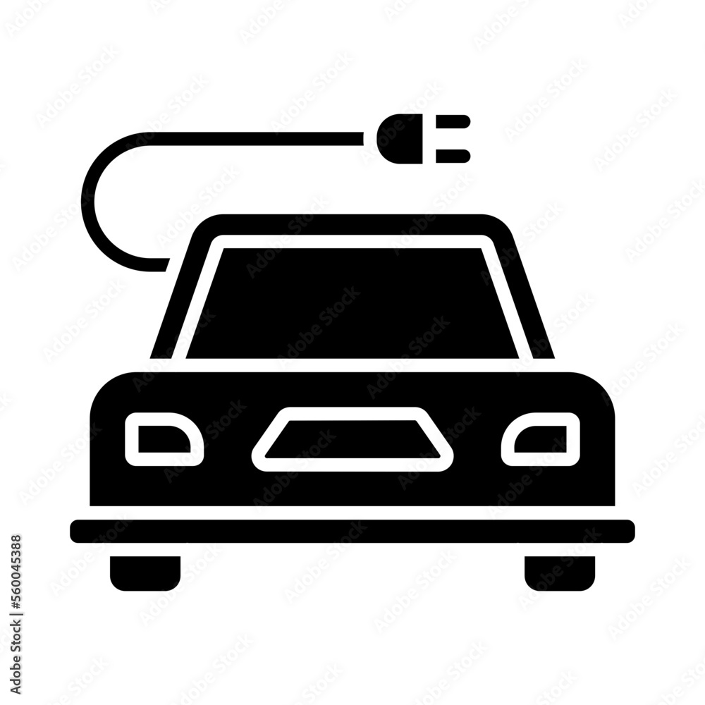 Electric Car Icon Electric Car Icon