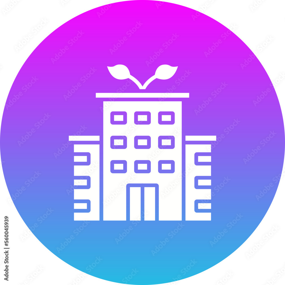 Fototapeta premium Green City Icon