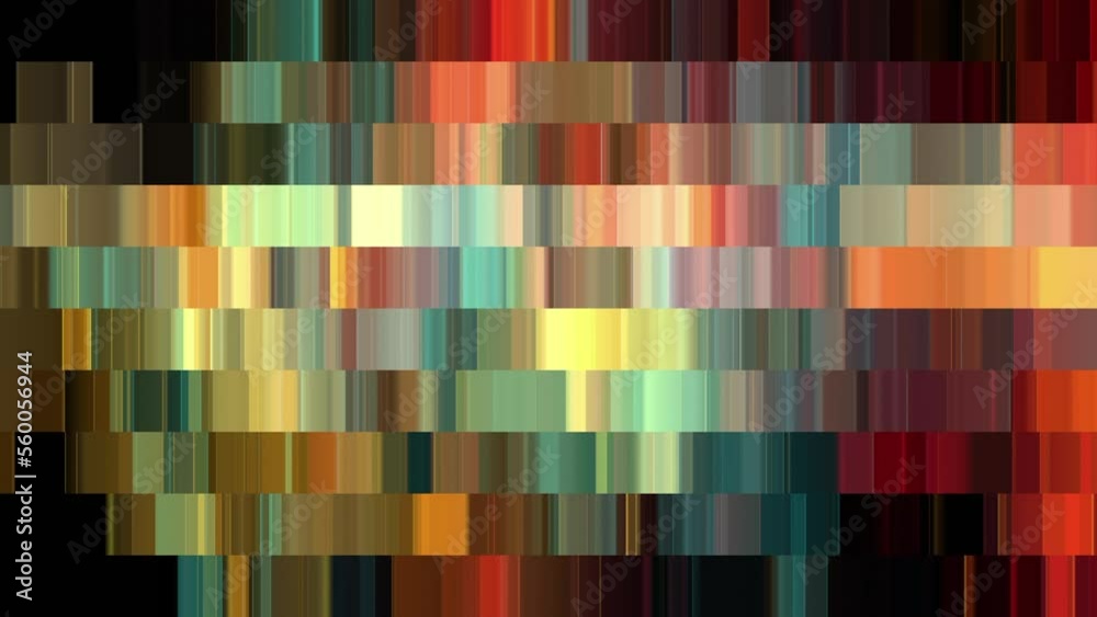 Stripes abstract background loop. Multi-colored moving lines. Seamless looping.