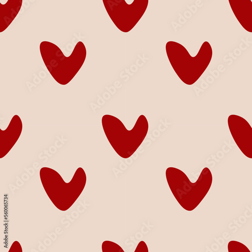 Hearth shape  vector ilustration seamless patern.Great for textile fabric wrapping paper and any print.Vintages style.