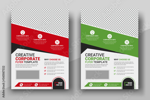 Corporate Business Flyer, Digital marketing agency flyer design, corporate business multipurpose flyer template