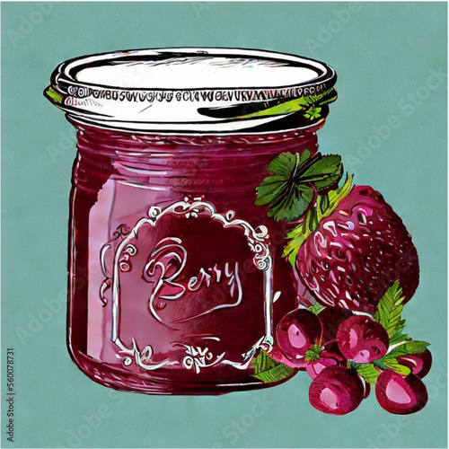 Marmelade im Glas