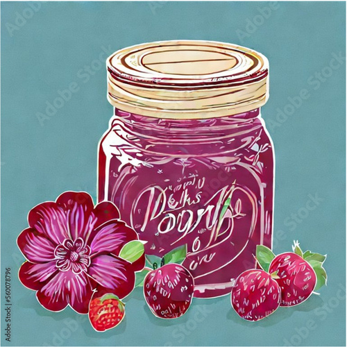 Marmelade im Glas