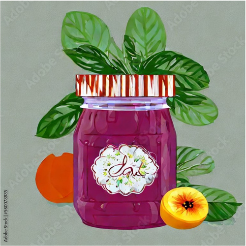 Marmelade im Glas