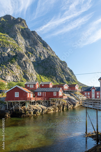 red houses of the lofoten norway