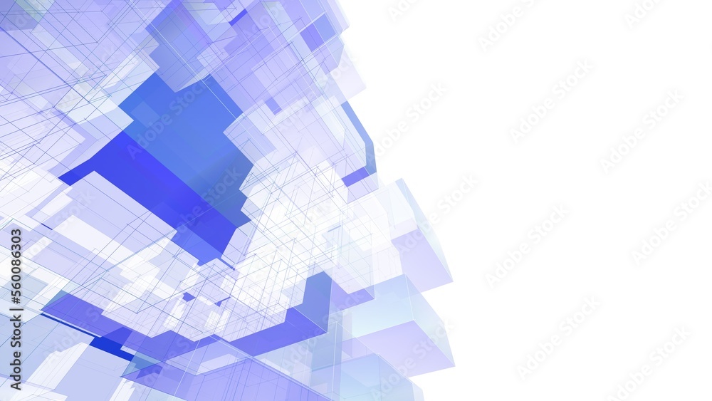 Abstract architectural rendering 3d illustration Abstract architectural rendering 3d illustration