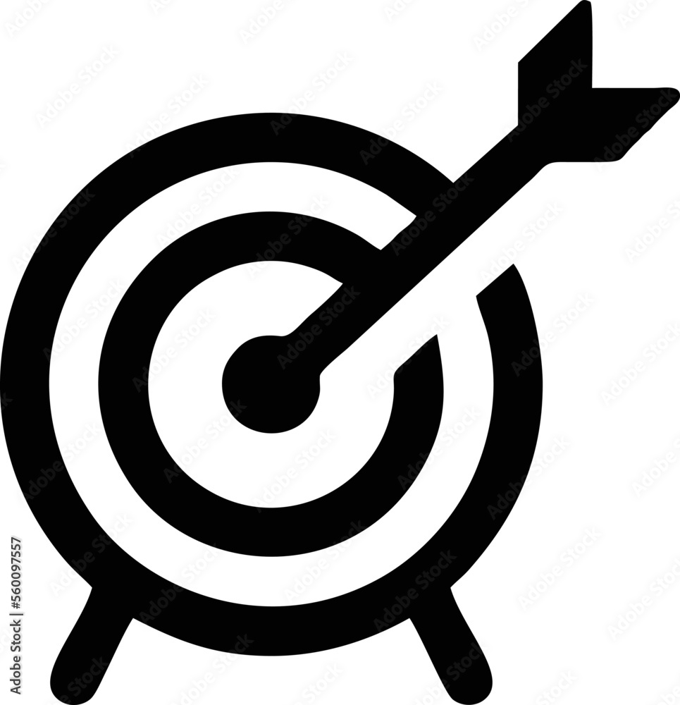 focus icon symbol in a white background, goal target icon symbol on the white background focus icon symbol in a white background, goal target icon symbol on the white background