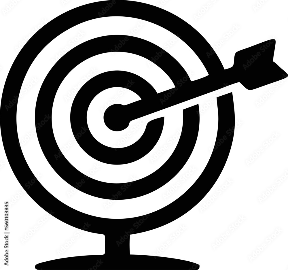 focus icon symbol in a white background, goal target icon symbol on the white background focus icon symbol in a white background, goal target icon symbol on the white background