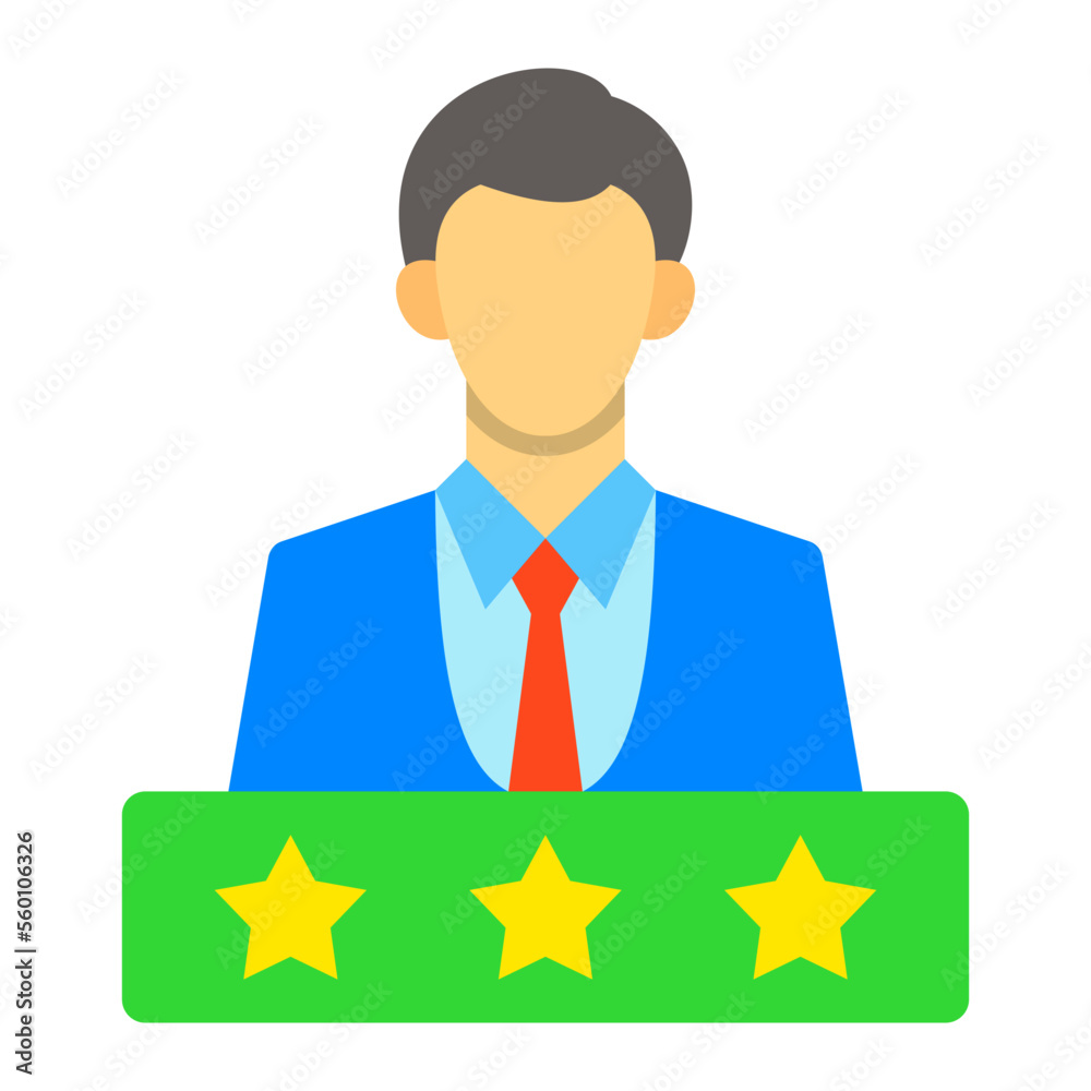 Rate Flat Icon Rate Flat Icon