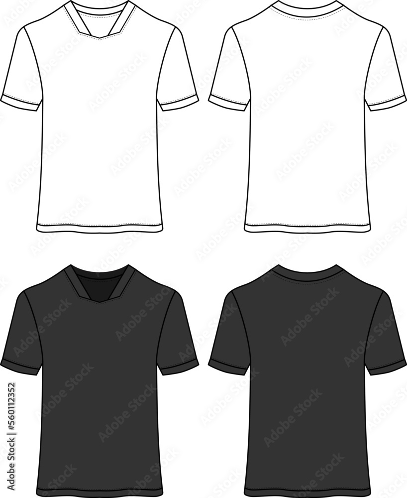 vector line art soccer jersey shirt Stock Vector | Adobe Stock