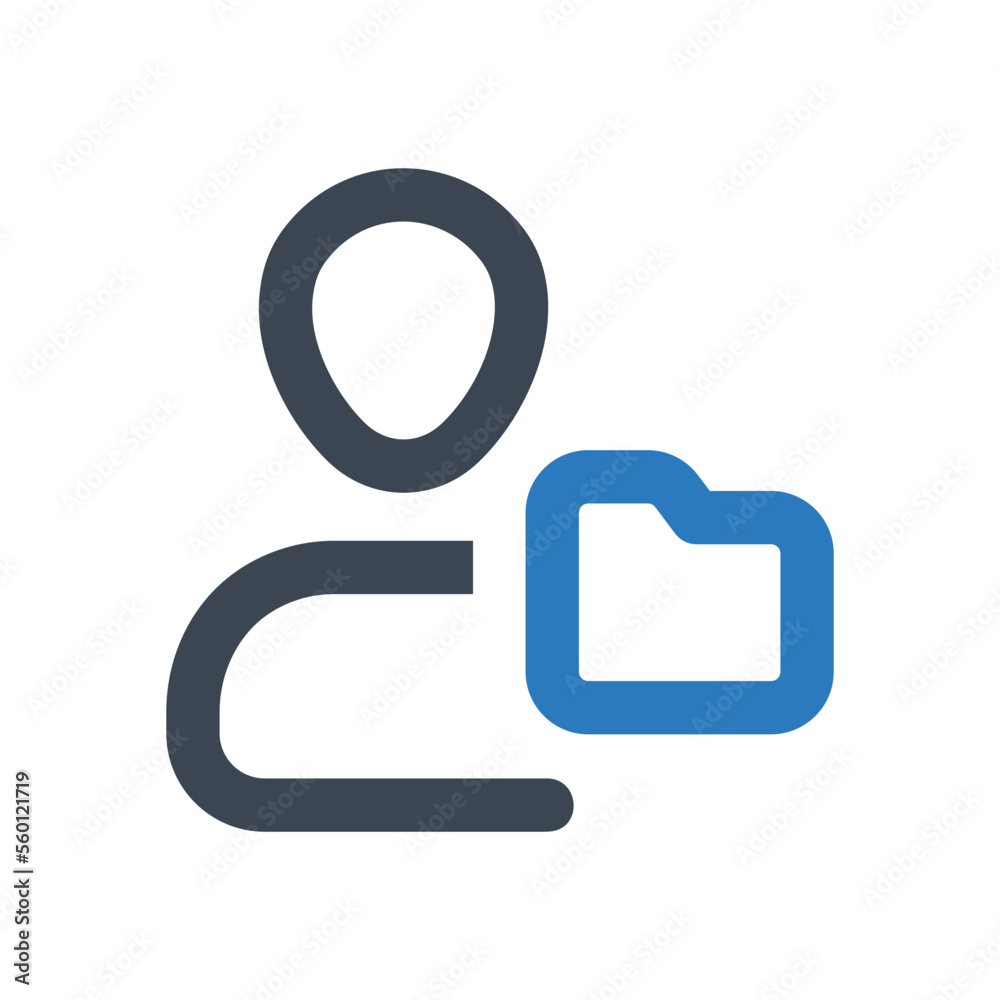 User Folder icon - vector illustration . User, Folder, Files, Profile, Share, Account, Documents, file, document, Personal, data, Archive, line, outline, icons . User Folder icon - vector illustration . User, Folder, Files, Profile, Share, Account, Documents, file, document, Personal, data, Archive, line, outline, icons .