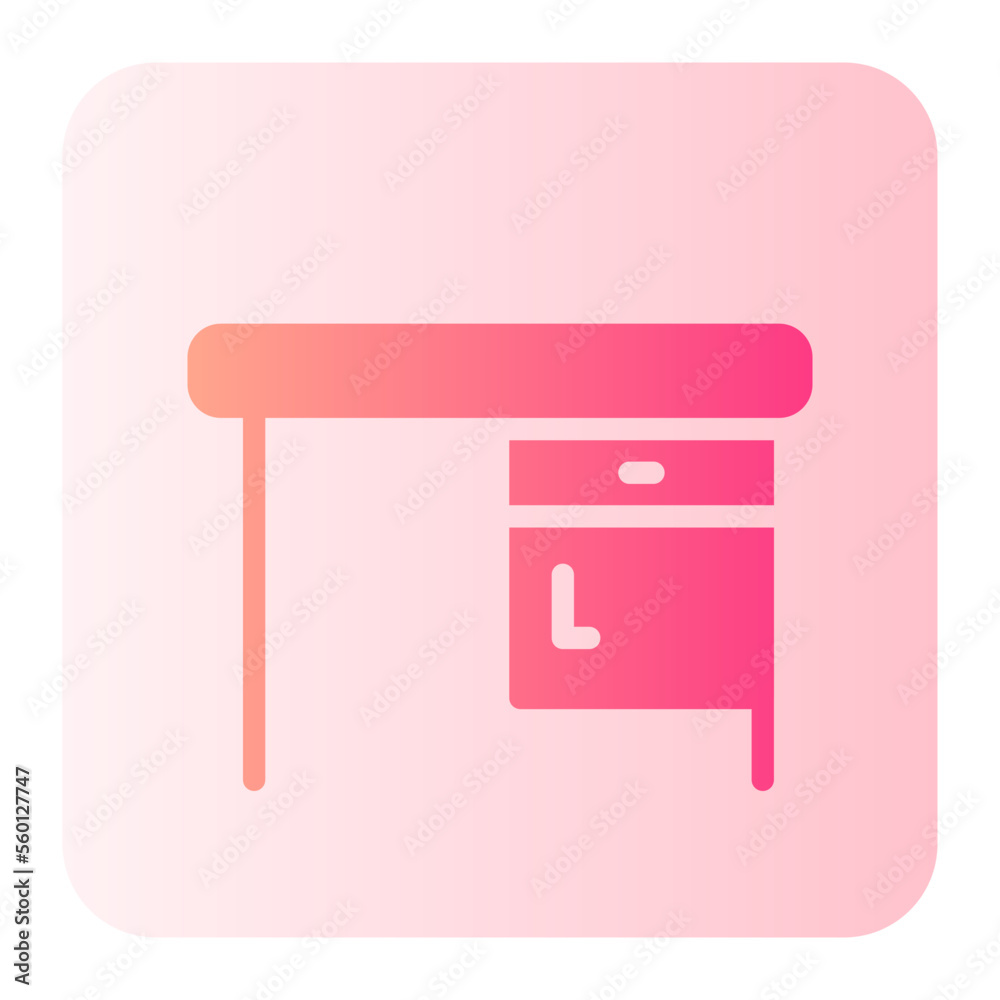 desk gradient icon desk gradient icon