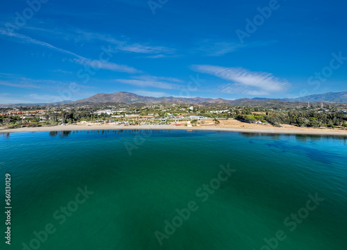 vista de la playa de río Padrón en la costa de Estepona, Málaga  © Antonio ciero