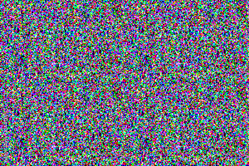 Abstract screen glitch noise. Colored Television glitch noise Abstract screen glitch noise. Colored Television glitch noise