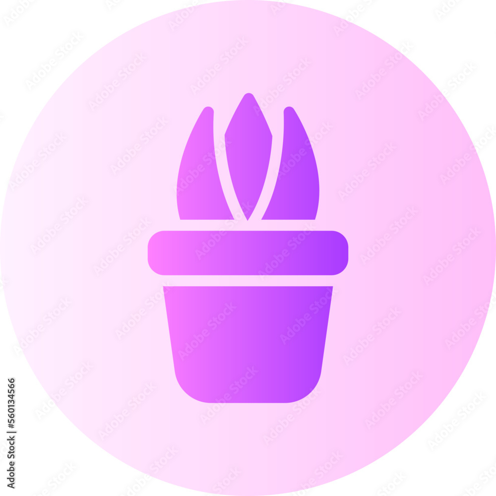 Succulent gradient icon Succulent gradient icon