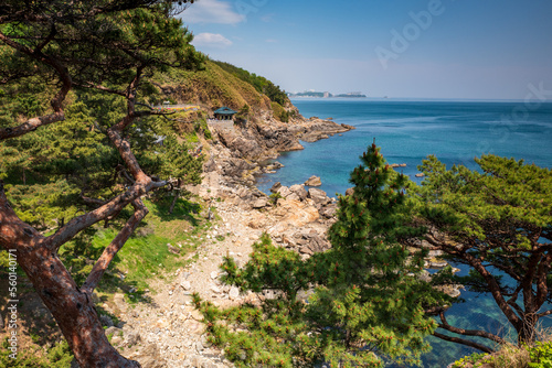Hongryeonam Hermitage of Naksan or Naksansa Temple, Yangyang, Gangwon Province, South Korea.