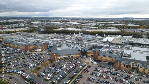 Photography Lakeside shopping centre Essex UK Drone, Aerial, view from air, birds eye view,