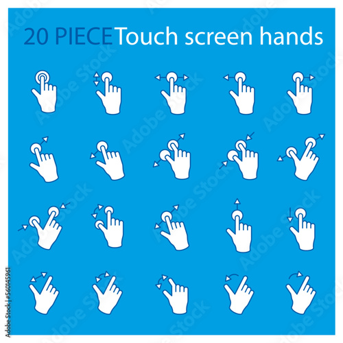touch area, practical usage patterns
