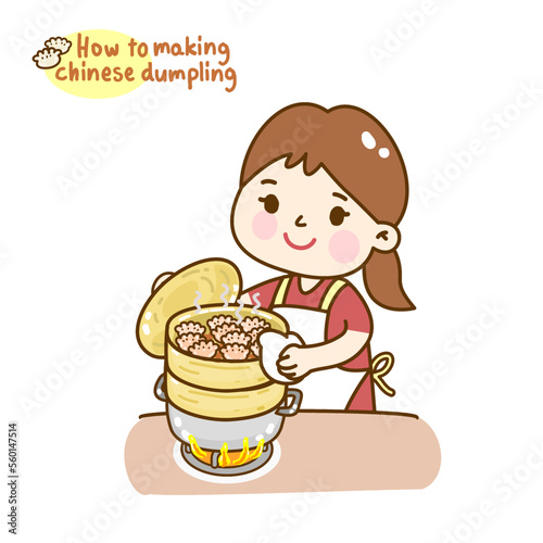 How to making Chinese dumpling.
