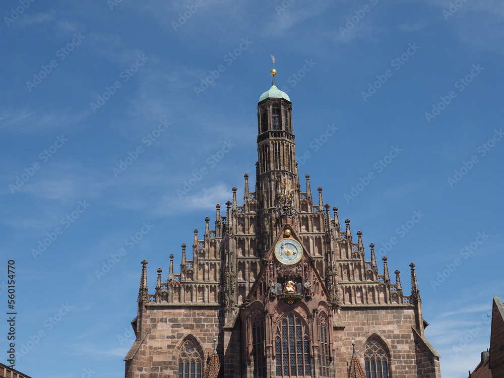 Fototapeta premium Frauenkirche church of Our Lady in Nuernberg