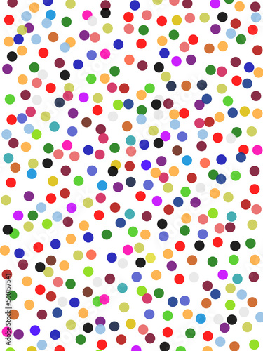 Wallpaper Mural seamless pattern with circles Torontodigital.ca