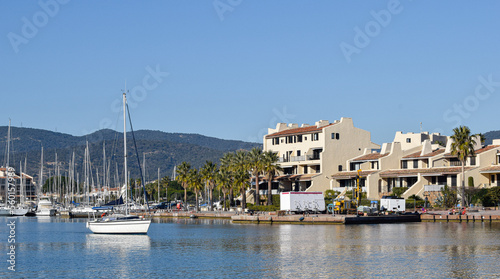 Port Grimaud hotel on the shore dock © Donatas