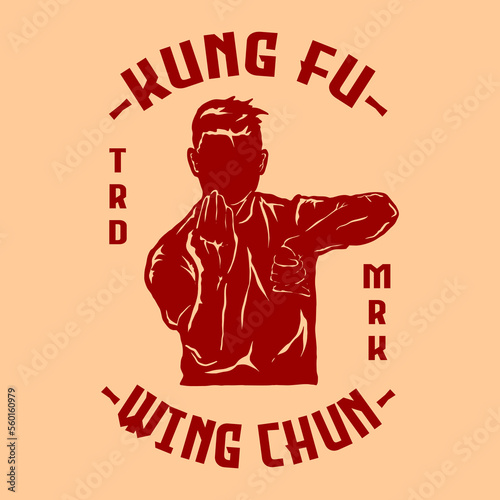 wing chun kung fu logo icon