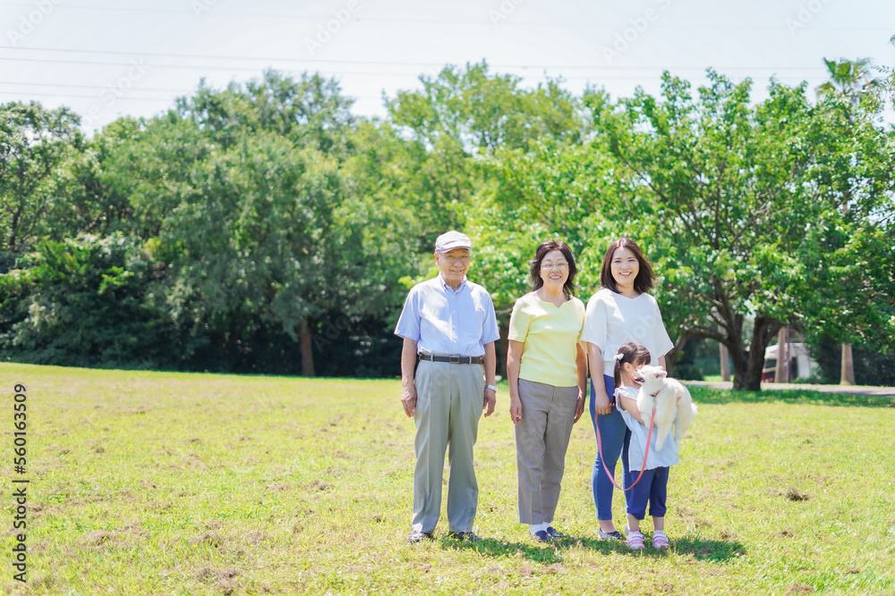 Fototapeta premium 幸せなファミリー・家族イメージ