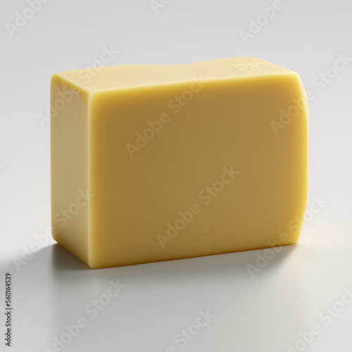 Handmade Soap with herbs on White Background