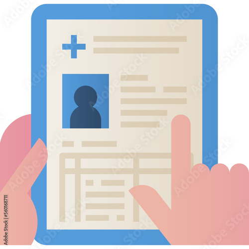 medical testing illustration