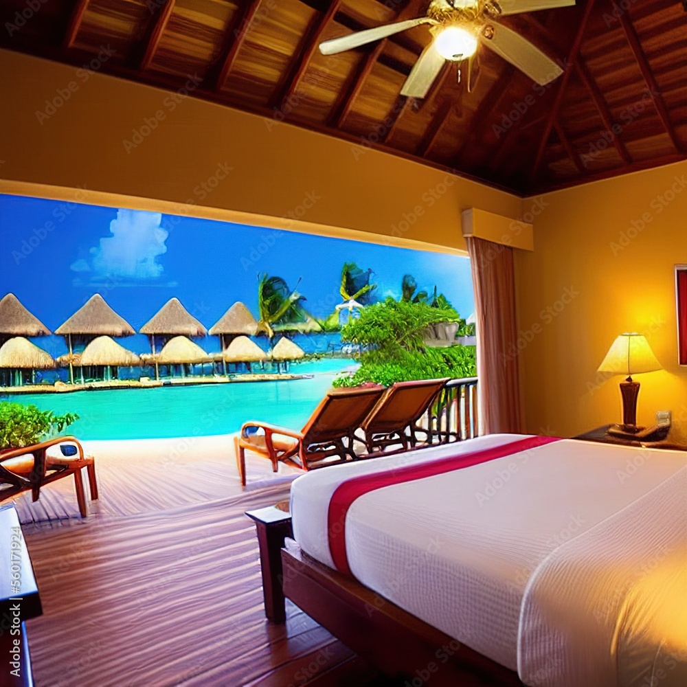 Fototapeta premium Lagoon Resort