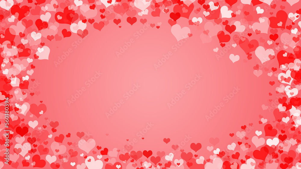love heart pink background and frame for valentine day love heart pink background and frame for valentine day