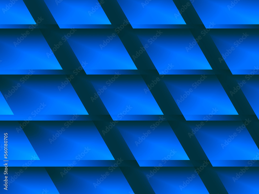 Fototapeta premium Tło niebieskie ściana kształty abstrakcja tekstura
