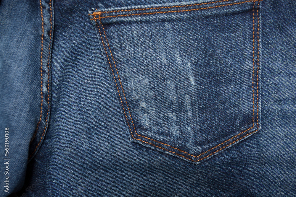 blue jeans pocket