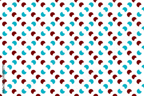 Abstract seamless pattern with colorful shapes