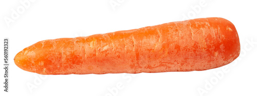 orange carrots isolated