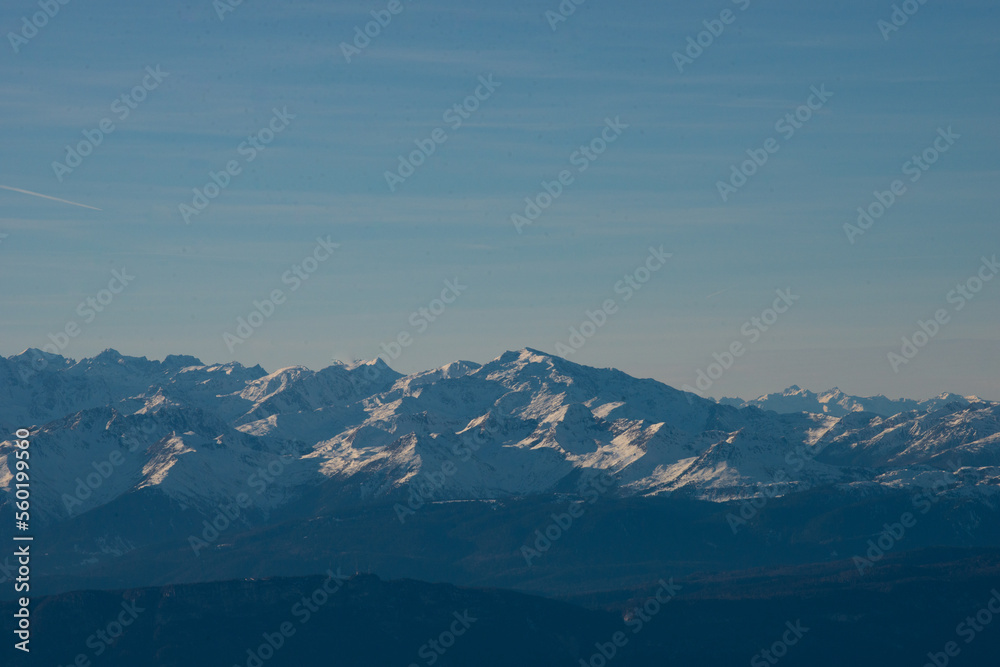 sunrise in the snow dolomites sunrise in the snow dolomites