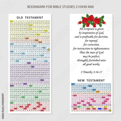 Bookmark for Bible studies 