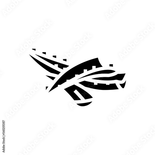 fresh aloe vera glyph icon vector. fresh aloe vera sign. isolated symbol illustration