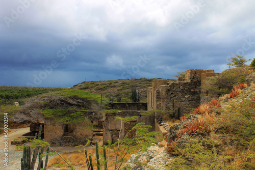 Ruins of the old Balashi Gold Mine, Aruba