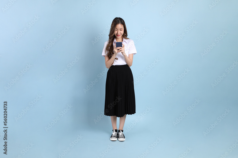 Girl in Student Uniform