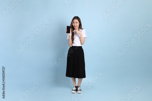 Girl in Student Uniform