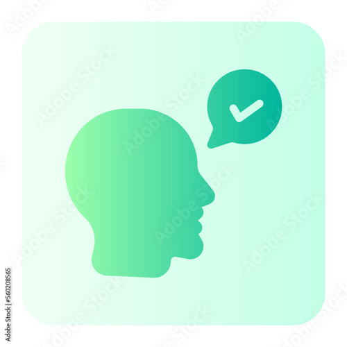 pronunciation gradient icon