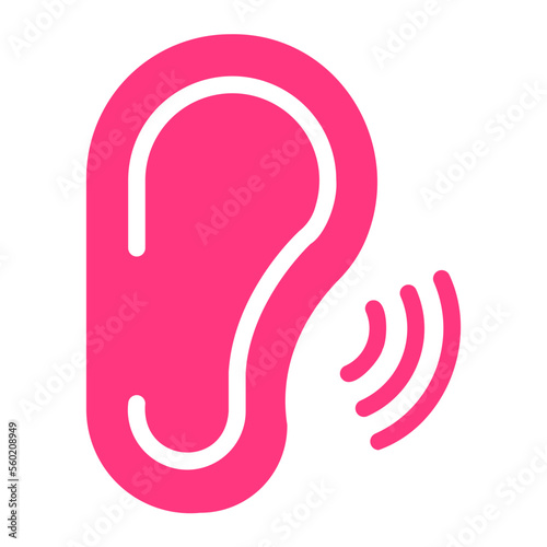 listening gradient icon