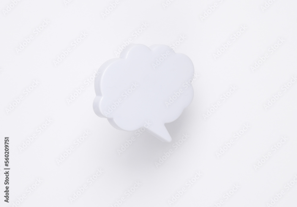 Speech bubble isolated on white background Speech bubble isolated on white background