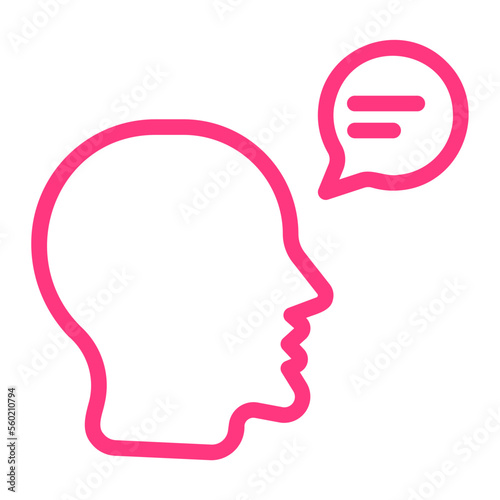 bilingual gradient icon
