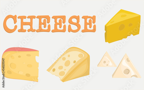 Vector of the cheese lover